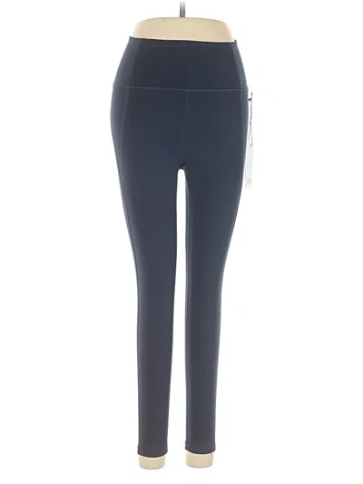 Pre-owned Girlfriend Collective Active Pants In Blue