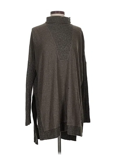Pre-owned Daily Practice By Anthropologie Turtleneck Sweater In Gray