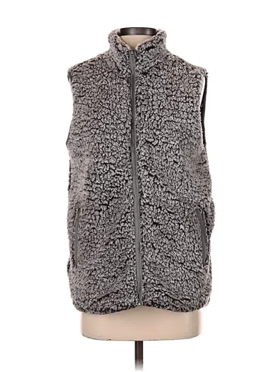 Pre-owned Thread & Supply Fleece Jacket In Gray