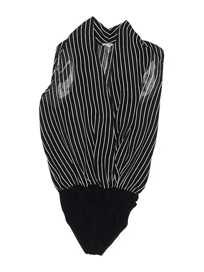 Pre-owned Charlotte Russe Bodysuit In Black