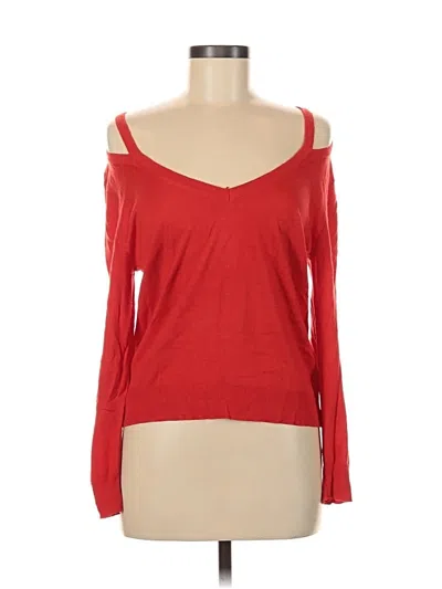 Pre-owned Zara Cardigan Sweater In Red