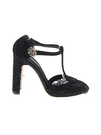 Pre-owned Dolce & Gabbana Heels In Black