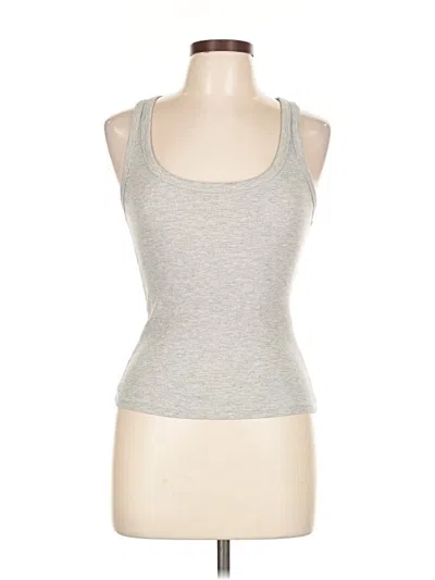 Pre-owned Zara Tank Top Silver Halter Neckline Tops