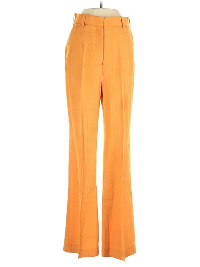Pre-owned Sandro Dress Pants In Orange