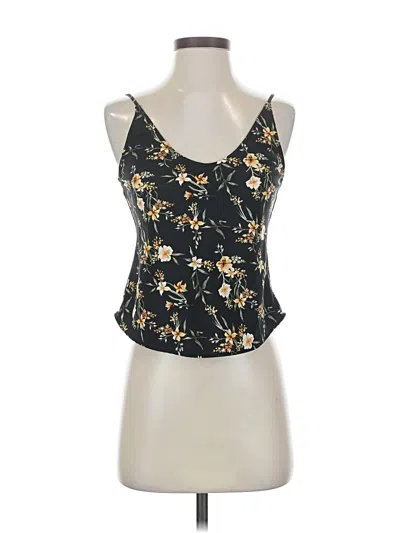 Pre-owned Abercrombie & Fitch Sleeveless Top Black Sweetheart Neckline Tops
