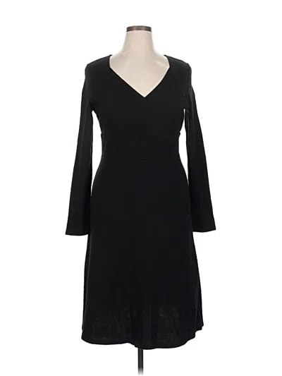 Pre-owned Talbots Casual Dress In Black