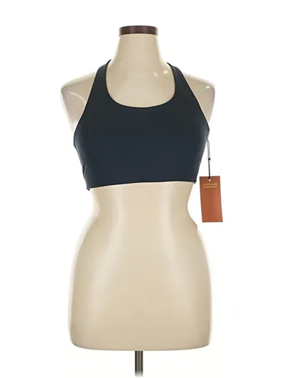 Pre-owned Girlfriend Collective Tank Top Black Halter Neckline Tops