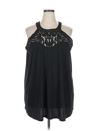 Pre-owned Torrid Sleeveless Blouse In Black