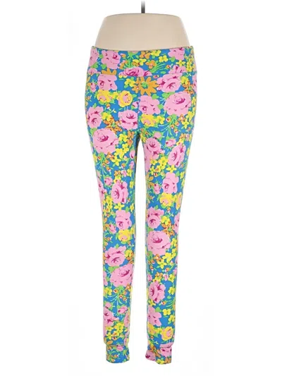 Pre-owned Lularoe Yoga Pants In Pink