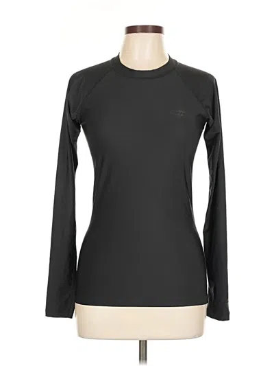 Pre-owned Billabong Long Sleeve T-shirt In Black