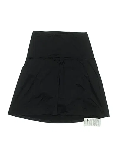 Pre-owned Lands' End Active Skort In Black