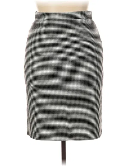 Pre-owned Ann Taylor Casual Skirt In Gray