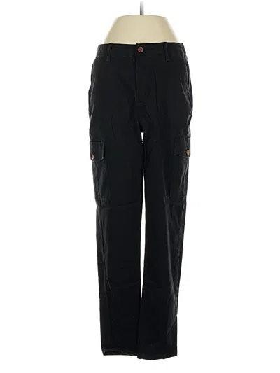 Pre-owned Lands' End Cargo Pants In Black