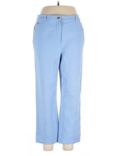 Pre-owned St. John By Marie Gray Casual Pants In Blue
