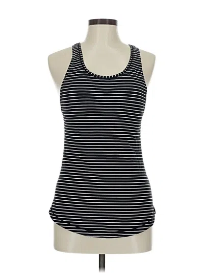Pre-owned Lululemon Athletica Tank Top Black Halter Neckline Tops