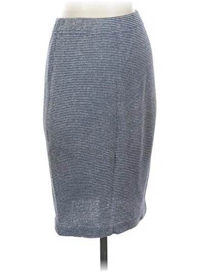 Pre-owned St John Casual Skirt In Blue