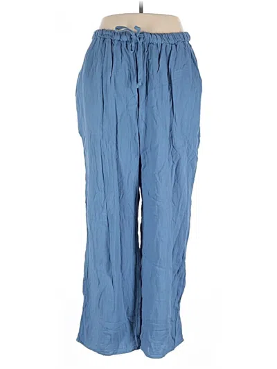 Pre-owned Little Moon Casual Pants In Blue
