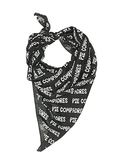 Pre-owned Assorted Brands Scarf In Black