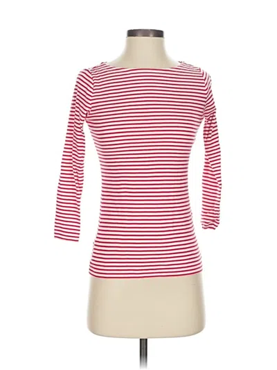 Pre-owned Vineyard Vines 3/4 Sleeve T-shirt In Red