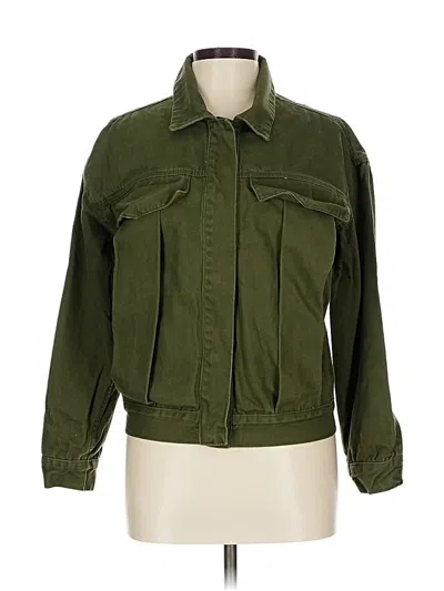 Pre-owned Brave Soul Jacket In Green