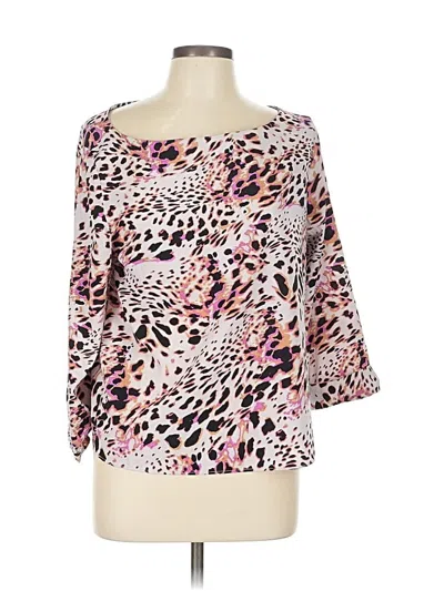 Pre-owned Banana Republic 3/4 Sleeve Blouse In Pink