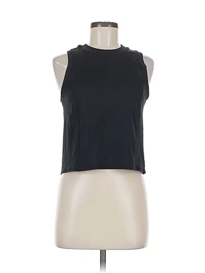 Pre-owned Lululemon Athletica Sleeveless T-shirt In Black