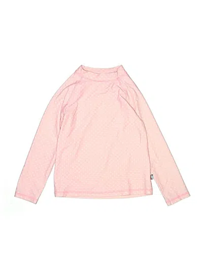 Pre-owned City Threads Kids' Rash Guard In Pink