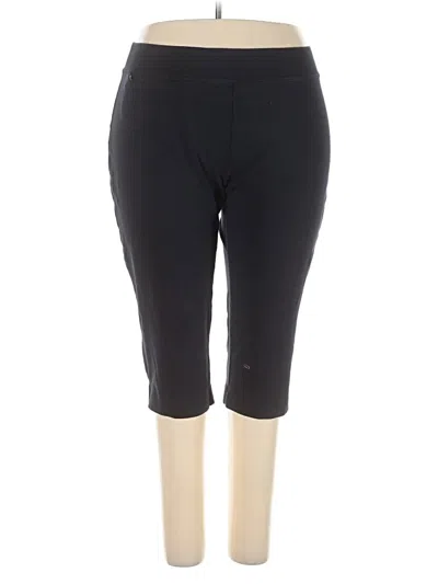 Pre-owned Lands' End Active Pants In Black