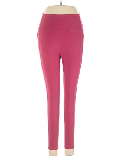Pre-owned Girlfriend Collective Active Pants In Pink