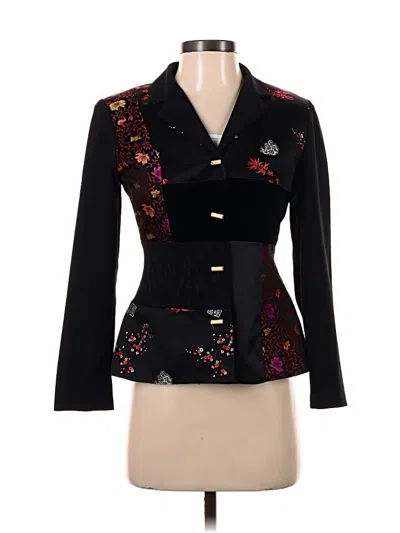 Pre-owned David Warren Blazer Jacket In Black