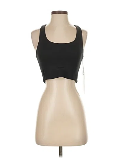 Pre-owned Girlfriend Collective Tank Top Black Halter Neckline Tops
