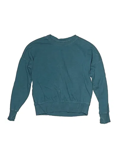 Pre-owned Athleta Girl Kids' Sweatshirt In Blue