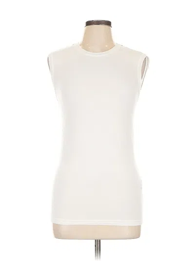 Pre-owned Brunello Cucinelli Sleeveless T-shirt In White