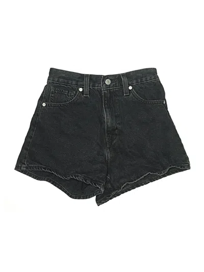 Pre-owned Levi's Denim Shorts In Black