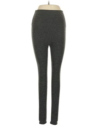 Pre-owned Beyond Yoga Active Pants In Gray