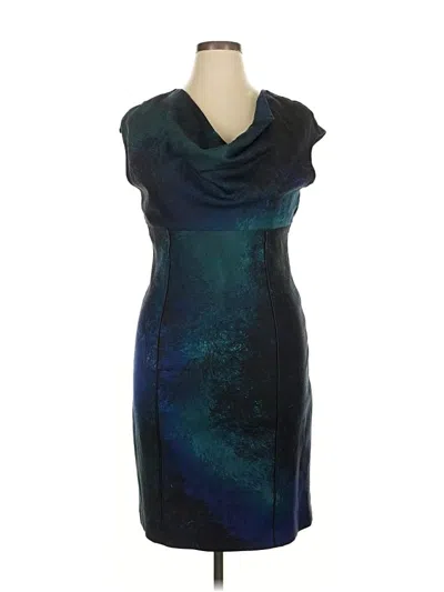 Pre-owned Elie Tahari Cocktail Dress In Blue