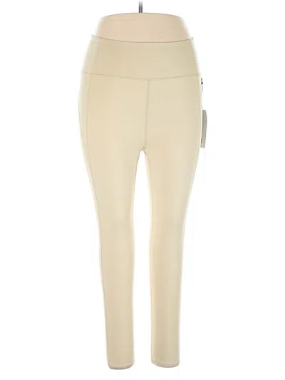 Pre-owned Girlfriend Collective Active Pants In White