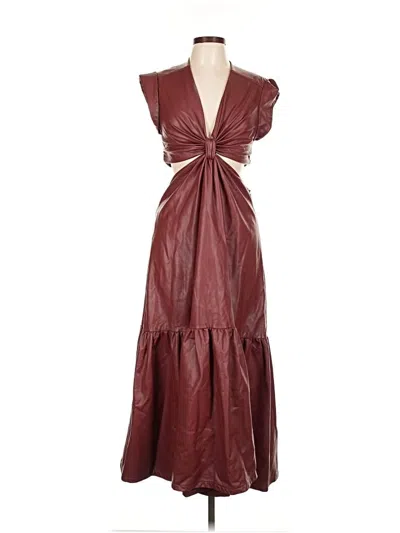 Pre-owned A.l.c Cocktail Dress In Burgundy