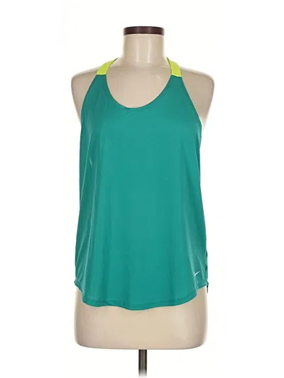 Pre-owned Nike Active Tank Top In Green