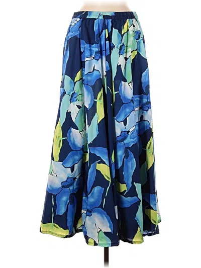 Pre-owned Roz & Ali Casual Skirt In Blue