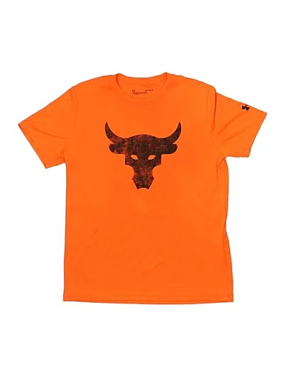 Pre-owned Under Armour Kids' Short Sleeve T-shirt In Orange