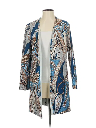 Pre-owned Chico's Cardigan Sweater In Blue