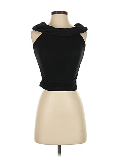 Pre-owned Lioness Tank Top Black Strapless Neckline Tops