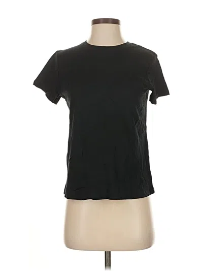 Pre-owned Girlfriend Collective Short Sleeve T-shirt In Black