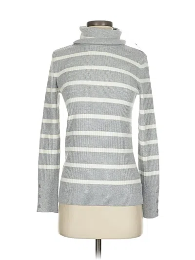 Pre-owned Talbots Turtleneck Sweater In Gray