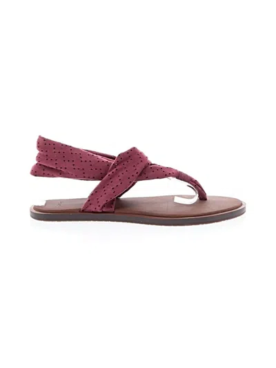 Pre-owned Sanuk Sandals In Pink