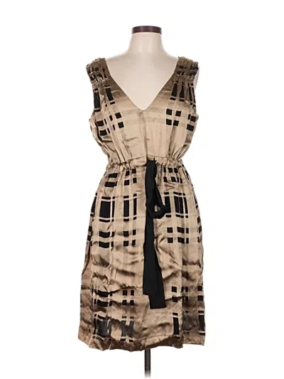 Pre-owned Kenneth Cole New York Cocktail Dress In Brown
