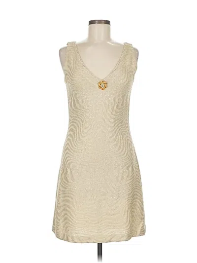 Pre-owned St John Cocktail Dress In White
