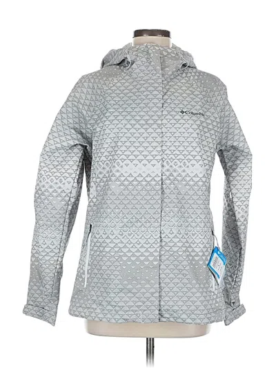 Pre-owned Columbia Snow Jacket In Silver