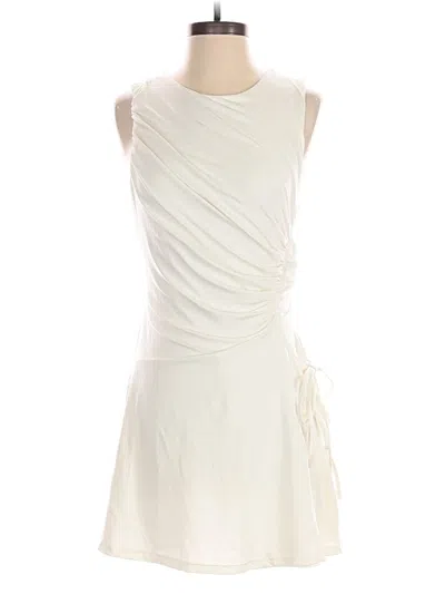 Pre-owned Girlfriend Collective Romper In White